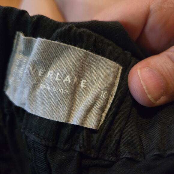 Everlane shorts womens size 10 black the easy chino shorts high waist modern - Picture 5 of 9